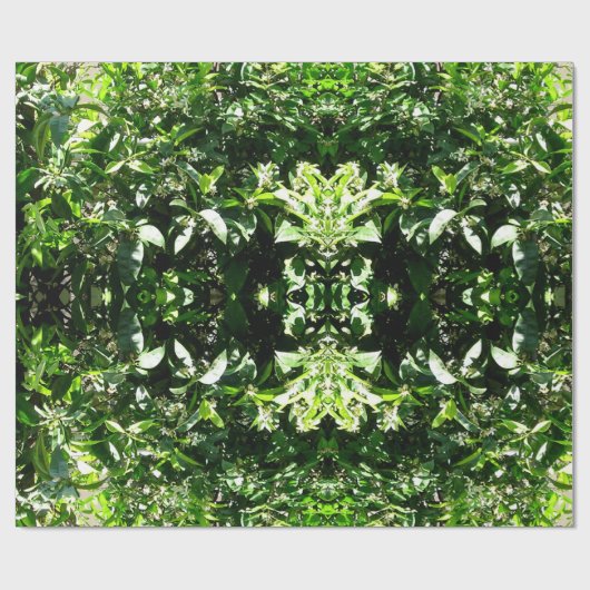 Zitronenbaum Geschenkpapier (Flach)