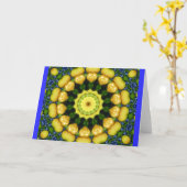 Zitronenbaum Karte (Gelbe Blume)