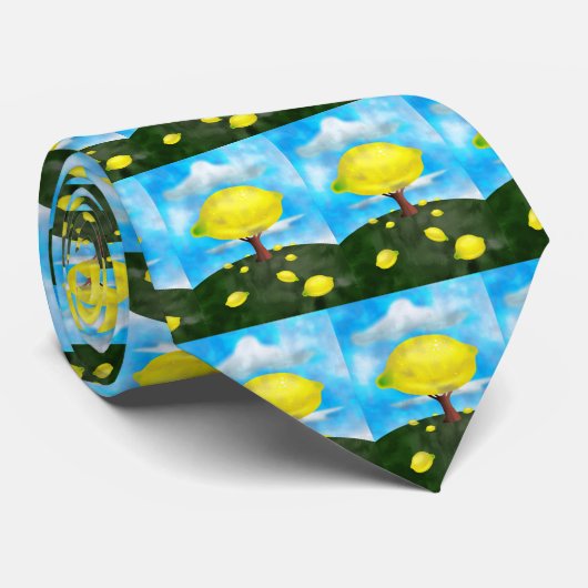 Zitronenbaum Krawatte (Gerollt)