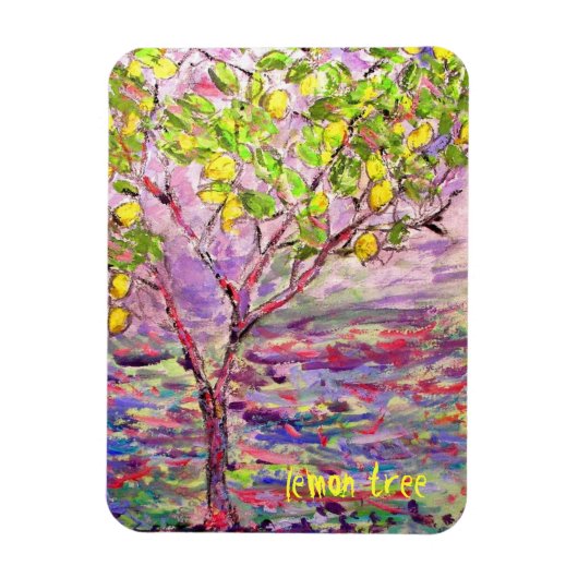 Zitronenbaum Magnet (Vertikal)
