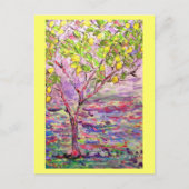 Zitronenbaum Postkarte (Vorderseite)