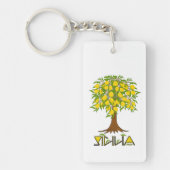 Zitronenbaum Schlüsselanhänger (Vorderseite)