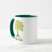 Zitronenbaum Tasse (Vorderseite Links)