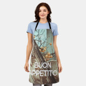 Zitronenbaum und alte Gebäude Schürze (Getragen)