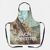 Zitronenbaum und alte Gebäude Schürze (Vorderseite)