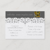 Zitronenbaum Visitenkarte (Rückseite)