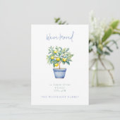 Zitronenbaum Wir haben eine neue Adresse verschobe Ankündigung (Stehend Vorderseite)