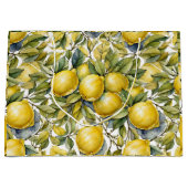 Zitronenbeutel Große Geschenktüte (Vorderseite)