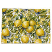 Zitronenbeutel Große Geschenktüte (Rückseite)