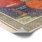 Zitronenblatt-Karte 1581, Plakat (Ecke)