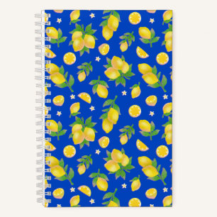 Zitronenblau Notizblock
