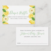 Zitronenblumenzitrus, Windelwadenzitrus Begleitkarte (Vorne/Hinten)