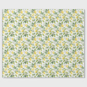 Zitronenblüte Geschenkpapier (Flach)