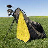 Zitronenblüte Golfhandtuch (Gras)