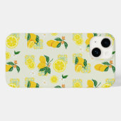 Zitronenblüten Case-Mate iPhone Hülle (Rückseite (Horizontal))