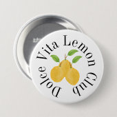 Zitronenblüten-Kollektion Button (Vorne & Hinten)