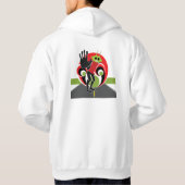 Zitronendemon Hoodie (Rückseite)