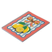 Zitronendesign Sommer Notizblock (Linke Seite)