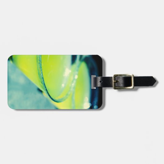 Zitronendrops-Cocktail Gepäckanhänger (Vorderseite horizontal)