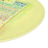 Zitronendrops-Martini-Glasschneiden-Bretter Schneidebrett (Ecke)