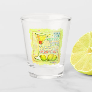 ZITRONENDROPS MARTINI SCHNAPSGLAS
