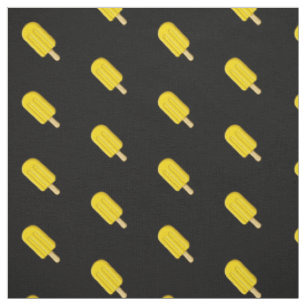 Zitroneneis-Stick-Muster Stoff