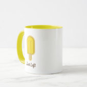 Zitroneneis-Stick Tasse (Vorderseite Links)