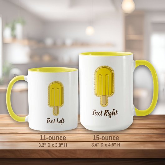 Zitroneneis-Stick Tasse