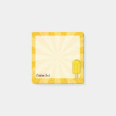 Zitroneneis-Stiel Post-it Klebezettel (Vorderseite)