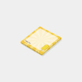 Zitroneneis-Stiel Post-it Klebezettel (angewinkelt)