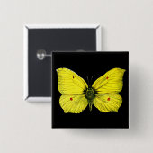 Zitronenfalter Button (Vorne & Hinten)