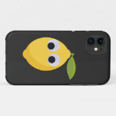 Zitronenfigur, süße Frucht mit googgen Augen Case-Mate iPhone Hülle (Rückseite (Horizontal))