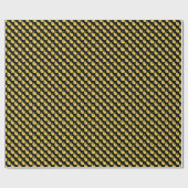 Zitronenfigur, süße Frucht mit googgen Augen Geschenkpapier (Flach)