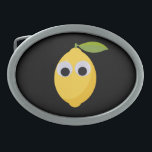 Zitronenfigur, süße Frucht mit googgen Augen Ovale Gürtelschnalle<br><div class="desc">Dieses Design besticht durch zeitlose und stets auf Trend abgestimmte Qualität, die es für ein breites Publikum beliebt und attraktiv macht. Die Süße und Kultheit der Zitrone mit großen googly Augen machen sie zu einem vielseitigen und liebenswerten Charakter, der in verschiedenen Kontexten eingesetzt werden kann, von Kinderprodukten bis hin zu...</div>