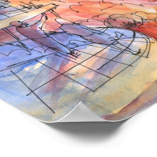 Zitronenfiume Poster (Ecke)