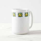 Zitronenfliese Kaffeetasse (VorderseiteRechts)
