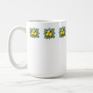 Zitronenfliese Kaffeetasse