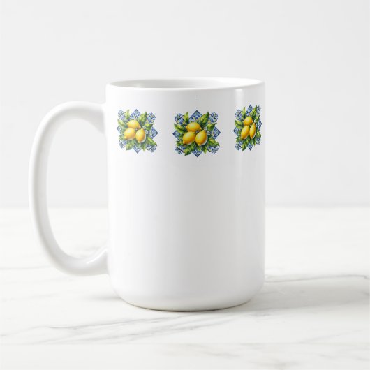 Zitronenfliese Kaffeetasse (Links)