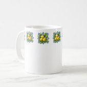 Zitronenfliese Kaffeetasse (Vorderseite Links)