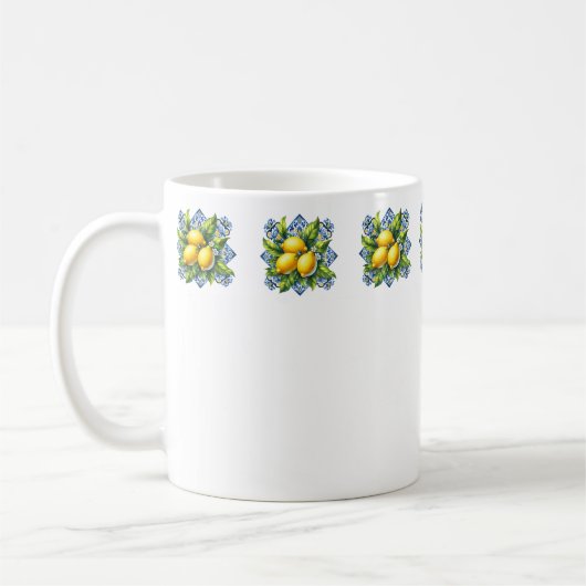 Zitronenfliese Kaffeetasse (Links)
