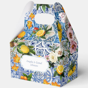 Zitronenfliesen Amalfi-Küste Italien Geschenkschachtel