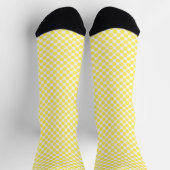 Zitronenfrucht Citrusgelb Muster Socken (Oben)