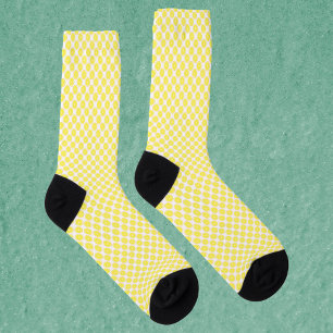 Zitronenfrucht Citrusgelb Muster Socken