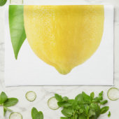 Zitronenfrucht Geschirrtuch (Gefaltet)