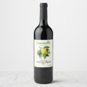 Zitronenfrucht | Limoncello Weinetikett (Vorderseite)