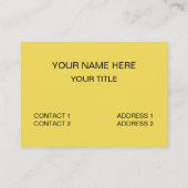 Zitronenfrucht mit Blick auf die hellgelben Zitron Visitenkarte (Rückseite)