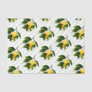 Zitronenfrucht Seidenpapier