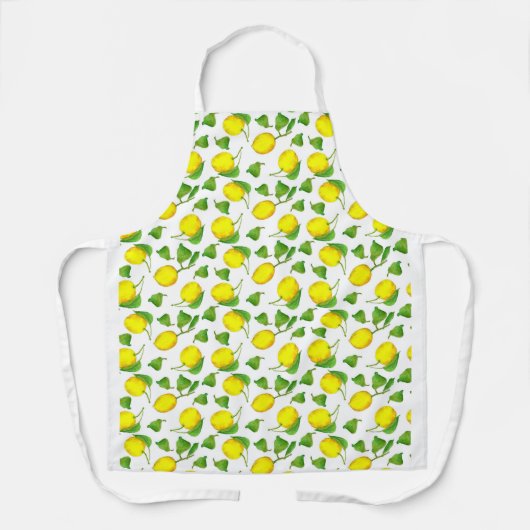Zitronenfrüchte Blätter Schürze (Vorderseite)