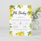 Zitronenfrüchte Einladung (Stehend Vorderseite)