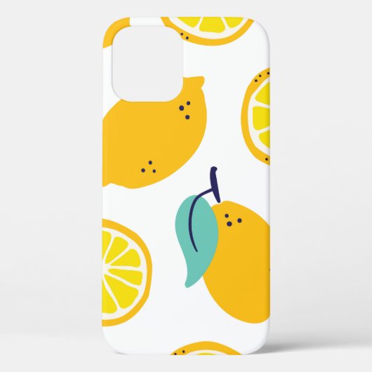 Zitronenfrüchte nahtlos Case-Mate iPhone hülle (Rückseite)